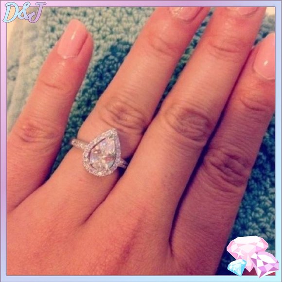 Diamonds & Jules Jewelry - 💎✨ 925 Pear Halo Ring